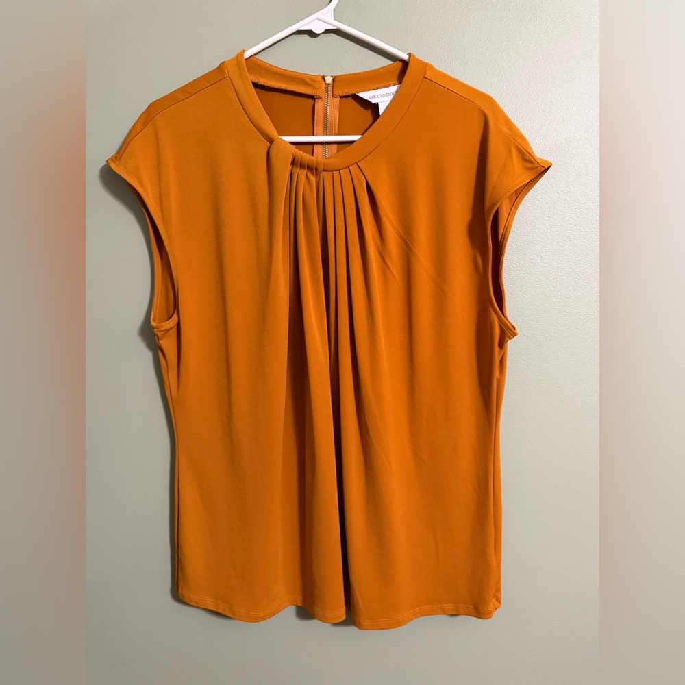 WOMANS XL LIZ CLAIBORNE DRESS SHIRT-